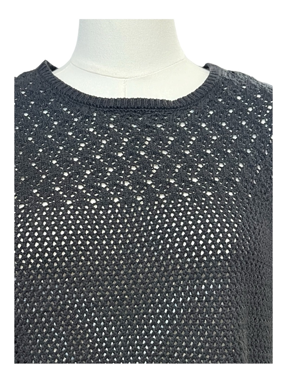 🆕 NWT Jessica Simpson Alicia Crochet Lace-Up Back Top | Size M - Picture 2 of 8